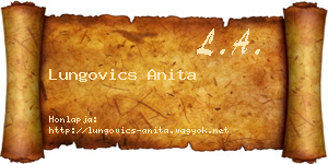 Lungovics Anita névjegykártya
